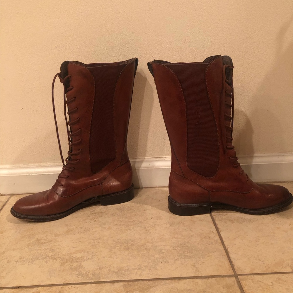 Vintage Lace Up Cole Haan Country Boots